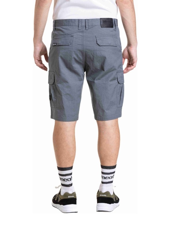 Meatfly Meatfly pánske kraťasy Syndrom Grey Ripstop