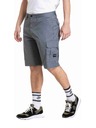 Meatfly Meatfly pánske kraťasy Syndrom Grey Ripstop