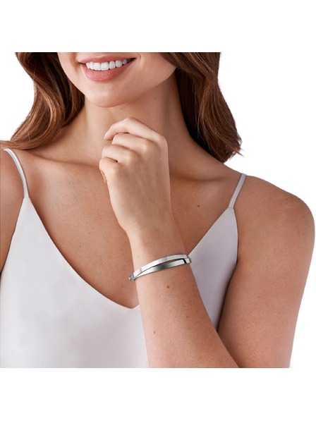 Skagen Dámsky pevný oceľový náramek Skagen Elin SKJ0714040