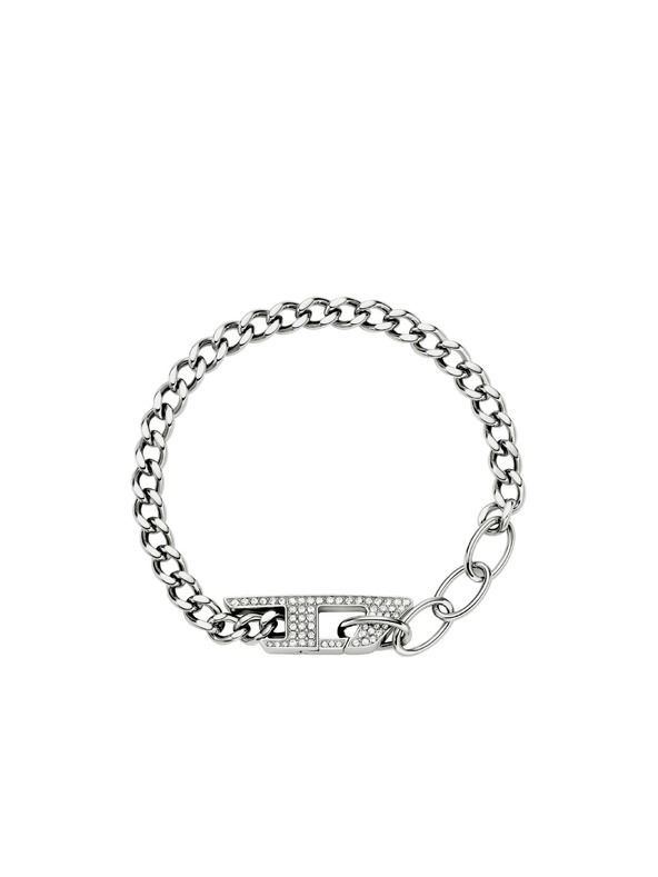 Diesel Unisex oceľový náramek Diesel D Logo DX1627040