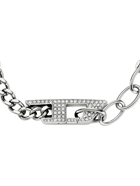 Diesel Unisex oceľový náramek Diesel D Logo DX1627040