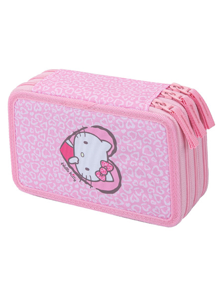 BAAGL  BAAGL Školský penal trojposchodový Hello Kitty Sweet Leopard GRS