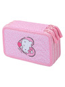 BAAGL  BAAGL Školský penal trojposchodový Hello Kitty Sweet Leopard GRS