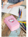 BAAGL  BAAGL Školský penal trojposchodový Hello Kitty Sweet Leopard GRS