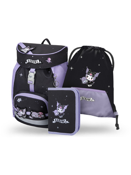 BAAGL  BAAGL SET 3 Airy Kuromi Fortune Dream: batoh, penal, vrecko GRS