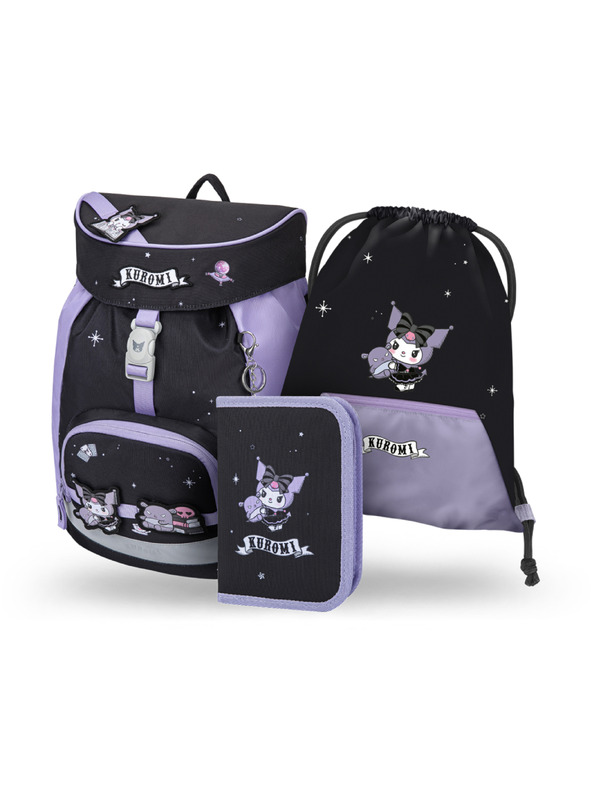 BAAGL  BAAGL SET 3 Airy Kuromi Fortune Dream: batoh, penal, vrecko GRS