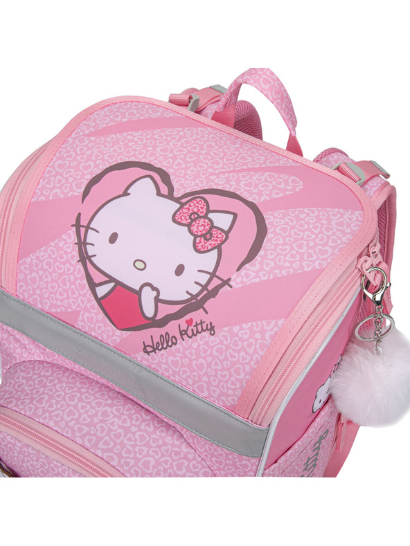 BAAGL  BAAGL Školská aktovka Zippy Plus Hello Kitty Sweet Leopard GRS