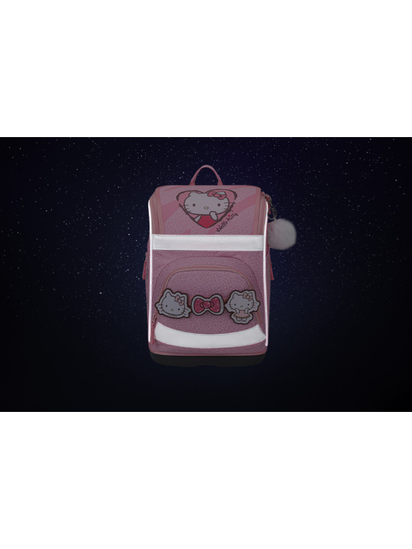 BAAGL  BAAGL SET 5 Zippy Plus Hello Kitty Sweet Leopard: aktovka, penal, vrecko, zástera, peňaženka GRS