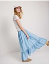 Marks & Spencer Žerzejová maxi sukňa áčkového strihu (6–16 rokov) Marks & Spencer námornícka modrá