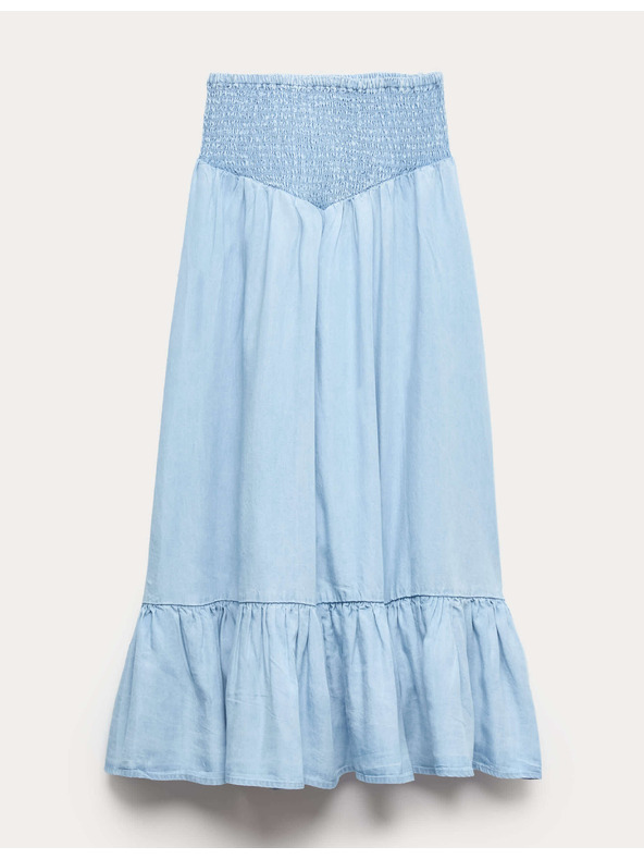 Marks & Spencer Žerzejová maxi sukňa áčkového strihu (6–16 rokov) Marks & Spencer námornícka modrá