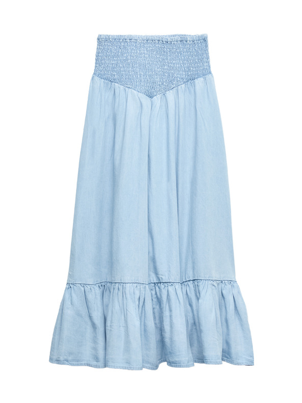 Marks & Spencer Žerzejová maxi sukňa áčkového strihu (6–16 rokov) Marks & Spencer námornícka modrá