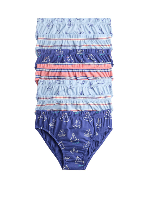 Marks & Spencer Nohavičky Boats & Striped z čistej bavlny, 7 ks v balení (18 mesiacov – 14 rokov) Marks & Spencer modrá