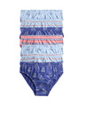Marks & Spencer Nohavičky Boats & Striped z čistej bavlny, 7 ks v balení (18 mesiacov – 14 rokov) Marks & Spencer modrá