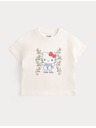 Marks & Spencer Tričko Hello Kitty™, čistá bavlna (2-8 rokov) Marks & Spencer sivobiela