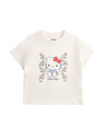Marks & Spencer Tričko Hello Kitty™, čistá bavlna (2-8 rokov) Marks & Spencer sivobiela