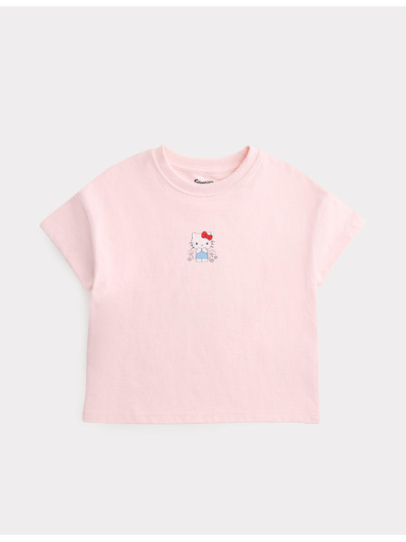 Marks & Spencer Tričko s motívom Hello Kitty™, z čistej bavlny (2–8 rokov) Marks & Spencer ružová