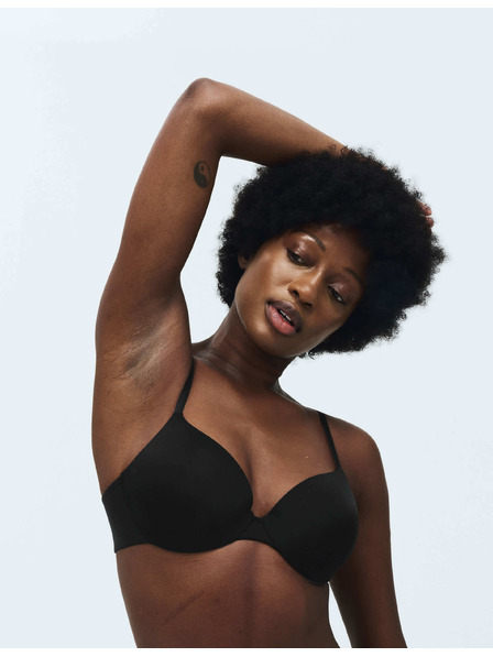 Marks & Spencer Neviditeľná Body Invisibles™ podprsenka s polovičnými košieľmi s kosticami, (A-E) Marks & Spencer čierna