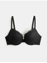 Marks & Spencer Čipková push-up dekoltová podprsenka Jasmine s kosticami, (vel. A–E) Marks & Spencer čierna