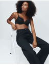 Marks & Spencer Čipková push-up dekoltová podprsenka Jasmine s kosticami, (vel. A–E) Marks & Spencer čierna