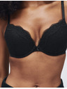 Marks & Spencer Čipková push-up dekoltová podprsenka Jasmine s kosticami, (vel. A–E) Marks & Spencer čierna
