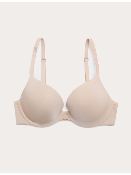 Marks & Spencer Neviditeľná Body Invisibles™ dekoltová push-up podprsenka s kosticami, (A–E) Marks & Spencer béžová