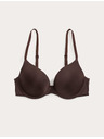 Marks & Spencer Neviditeľná Body Invisibles™ dekoltová push-up podprsenka s kosticami, (A–E) Marks & Spencer hnedá