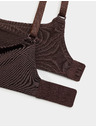 Marks & Spencer Neviditeľná Body Invisibles™ dekoltová push-up podprsenka s kosticami, (A–E) Marks & Spencer hnedá