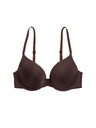 Marks & Spencer Neviditeľná Body Invisibles™ dekoltová push-up podprsenka s kosticami, (A–E) Marks & Spencer hnedá