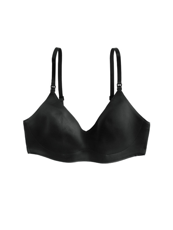 Marks & Spencer Tehotná neviditeľná Body Invisibles™ dojčiaca podprsenka bez kostic (A–H) Marks & Spencer čierna