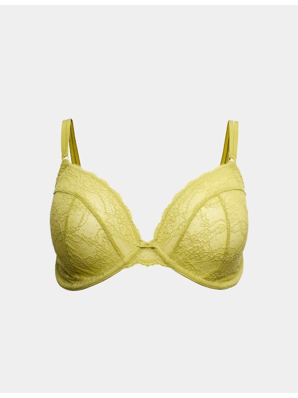 Marks & Spencer Dekoltová podprsenka Ida s čipkou a kosticami (F–H) Marks & Spencer zelená