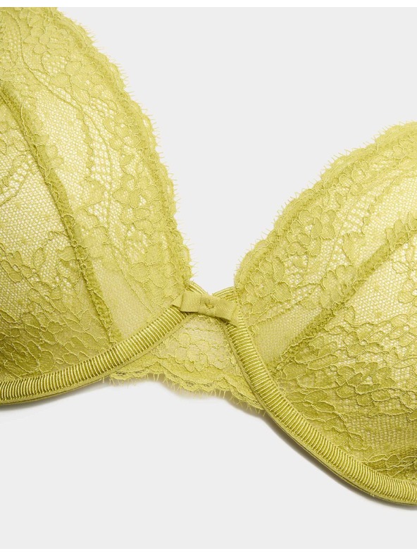 Marks & Spencer Dekoltová podprsenka Ida s čipkou a kosticami (F–H) Marks & Spencer zelená