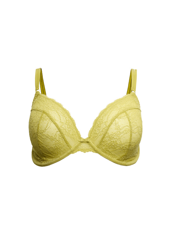 Marks & Spencer Dekoltová podprsenka Ida s čipkou a kosticami (F–H) Marks & Spencer zelená