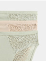 Marks & Spencer Vysoko strihované nohavičky Body Soft™, sada 3 ks Marks & Spencer zelená