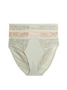 Marks & Spencer Vysoko strihované nohavičky Body Soft™, sada 3 ks Marks & Spencer zelená