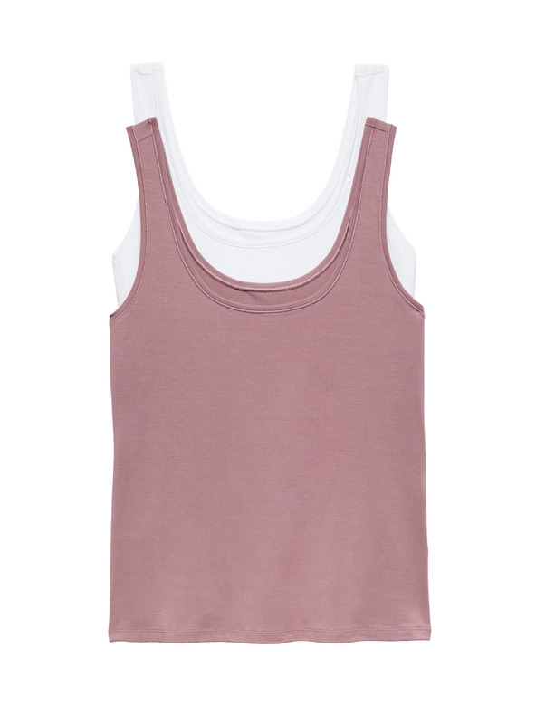 Marks & Spencer 2 tielka Flexifit™ s vysokým podielom modalu Marks & Spencer ružová