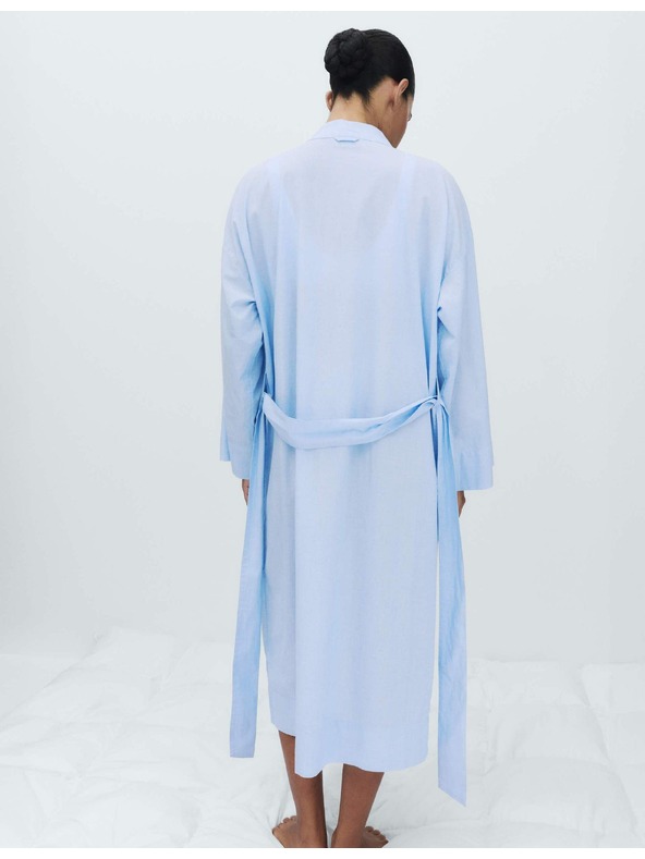 Marks & Spencer Prikrývka z materiálu chambray z čistej bavlny Marks & Spencer modrá