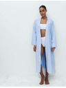 Marks & Spencer Prikrývka z materiálu chambray z čistej bavlny Marks & Spencer modrá
