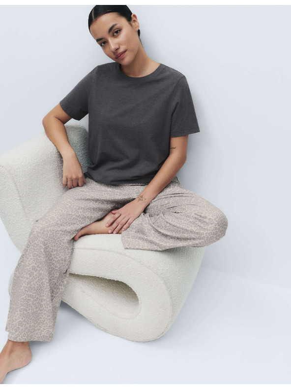 Marks & Spencer Pyžamová súprava z čistej bavlny Marks & Spencer sivá