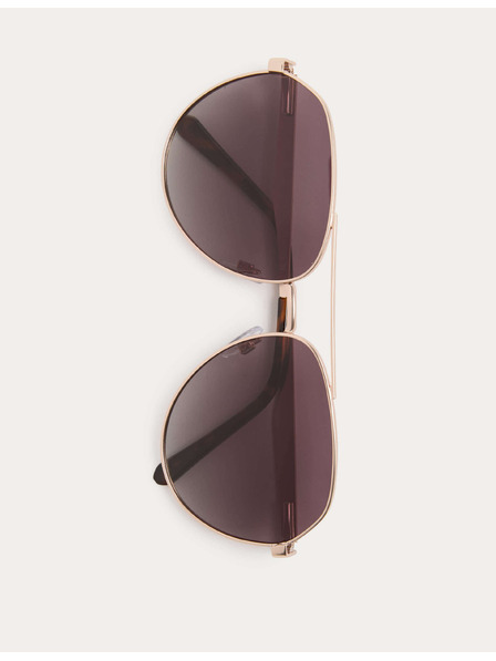 Marks & Spencer Kovové polarizované slnečné okuliare v štýle Aviator Marks & Spencer zlatá