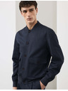 Marks & Spencer Bomber zo zmesi bavlny Marks & Spencer modrá