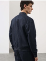 Marks & Spencer Bomber zo zmesi bavlny Marks & Spencer modrá