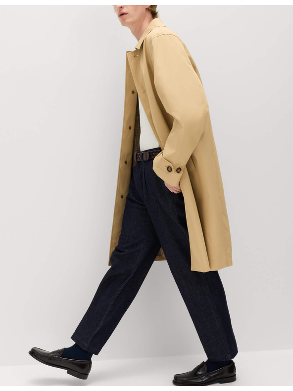 Marks & Spencer Trenčkót z čistej bavlny Marks & Spencer hnedá