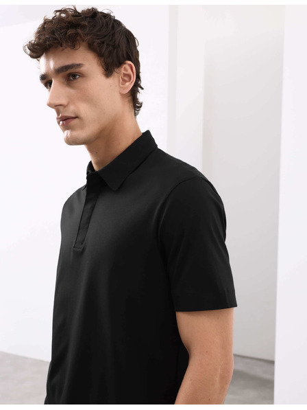 Marks & Spencer Polokošeľa z čistej bavlny Supima® Marks & Spencer čierna