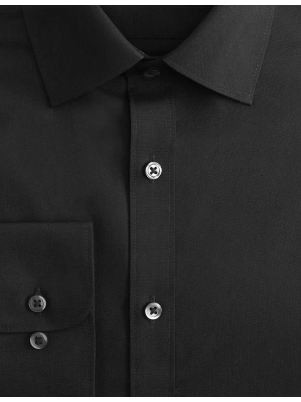 Marks & Spencer Košeľa normálneho strihu, ľahké žehlenie Marks & Spencer čierna