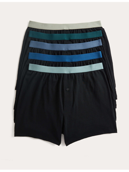 Marks & Spencer Dresové boxerky z čistej bavlny s technológiou Cool & Fresh™, 5 ks v balení Marks & Spencer čierna