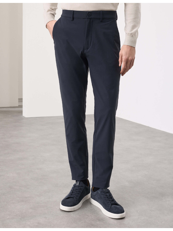 Marks & Spencer Pančuchové nohavice slim fit Marks & Spencer námornícka modrá