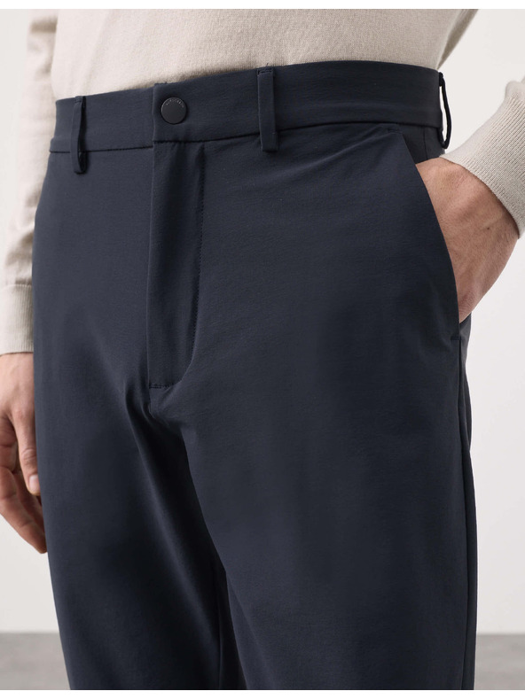Marks & Spencer Pančuchové nohavice slim fit Marks & Spencer námornícka modrá