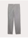 Marks & Spencer Strečové chino nohavice regular fit Marks & Spencer sivé