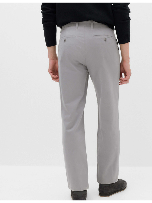 Marks & Spencer Strečové chino nohavice regular fit Marks & Spencer sivé