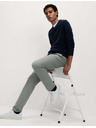 Marks & Spencer Strečové chino nohavice slim fit Marks & Spencer sivé